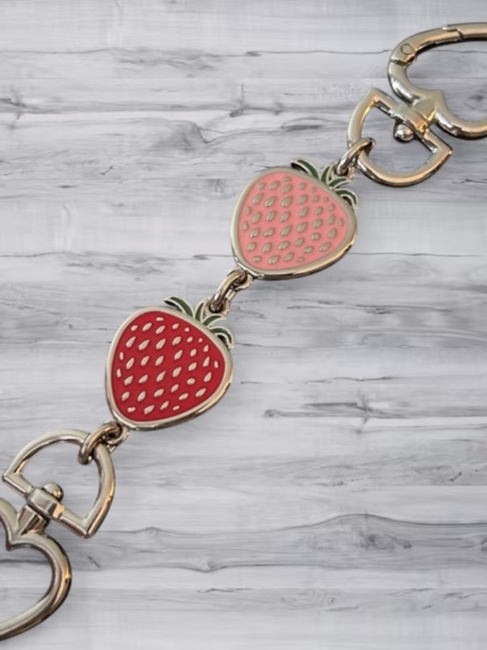 ๐๐ Strawberry Charm Bag Extension 6.5โ x 1โ NWT - Picture 4 of 7